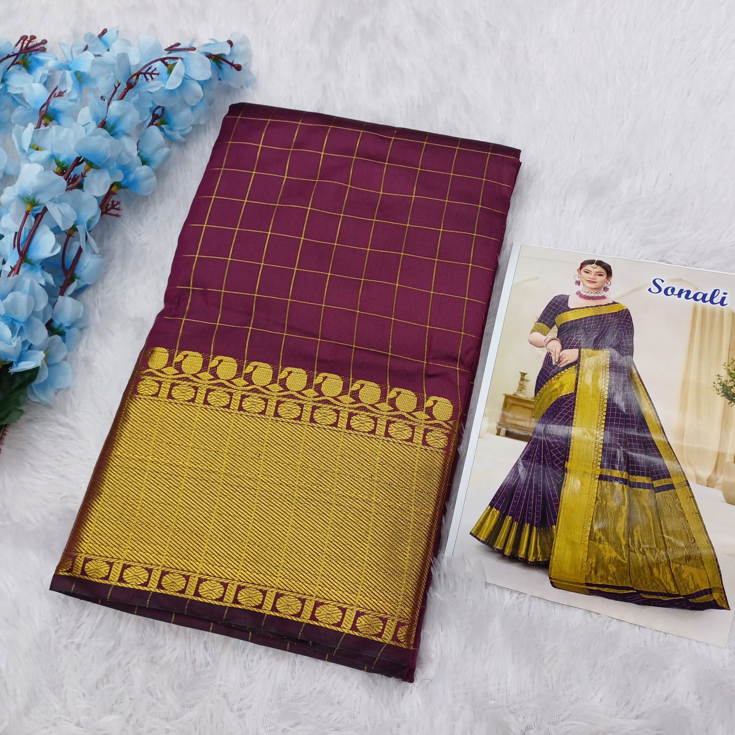 Semi silk saree - Image 2